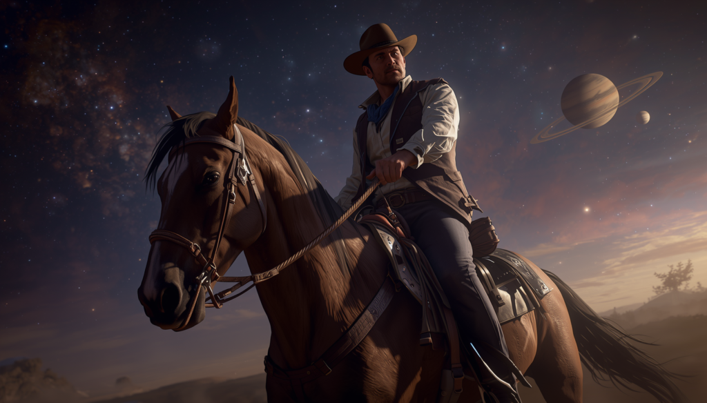 RDR2 space sim mod gameplay screenshot